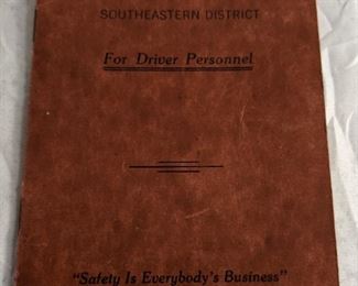Roadway Express Driver Record Book