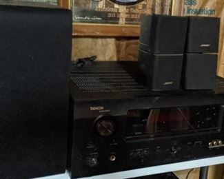 Denon Receiver and Bose Speakers
