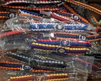 Paracord bracelets- sports teams