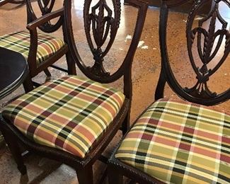 Beautiful dining chairs Twelve  chairs in perfect condition.