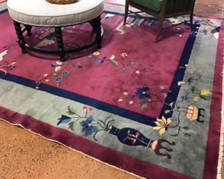Unusual Oriental rug.  Good conditions.