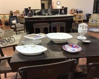 Large white china pieces