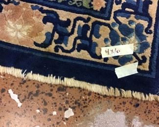 4x6 antique Chinese wool