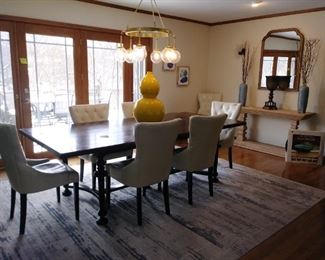 Farmhouse style dining table