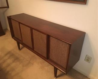 001 Mid Century Modern Console Stereo