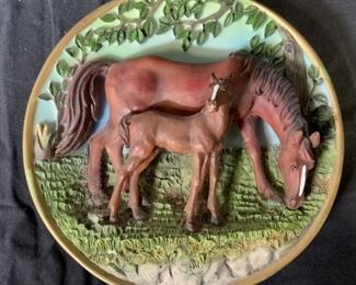 CADONA Decorative Horse Plate
