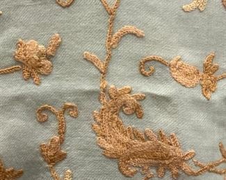 Ladies Embroidered Wool Shawl
