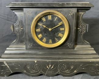 Vintage Slate Mantel Clock
