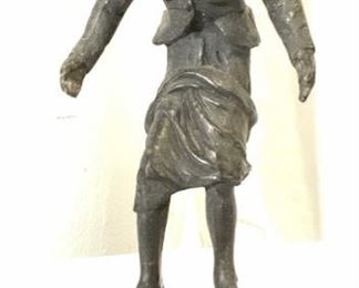 Collectible Metal Standing Female Figural
