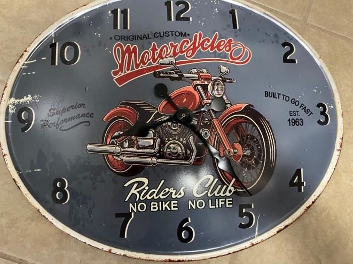 metal clock