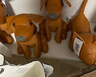 stuffed dog decor