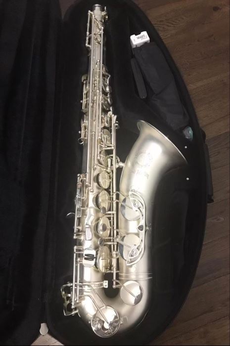 Canonball Tenor Saxophone (Salt Lake City) Serial #160759, Like new, comes with case Big Bell Stone Series, Pro tenor model T5-S ICE S, with polished silver keys with the silver sand blasted body and bell. 