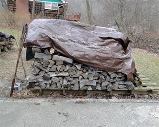 Two Piles of Firewood