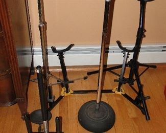 Microphone and guitar stands