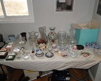 Crystal and bric brac