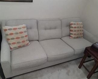 Very clean neutral sleeper sofa 