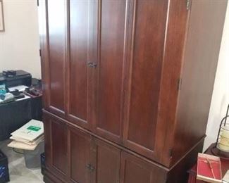 Large TV armoire / computer station / 