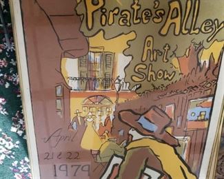 https://www.ebay.com/itm/114644961403	LAR1005A Pirate's Alley Art Show Framed Poster Pickup Only		Auction
