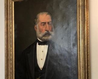 https://www.ebay.com/itm/124540535353	WRG5017 British School (19th C) Bearded Gentleman, oil on Canvas 29" X 23" Unsig		Auction
