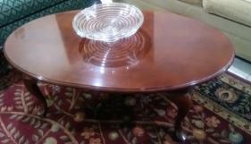 Queen Anne legs coffee table.  There is a matching end table too
