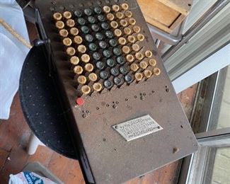 vintage adding machine 
