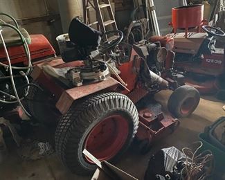 old lawn mower tractors