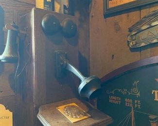 vintage wall telephone