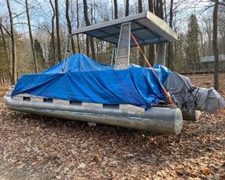 240 harris pontoon boat