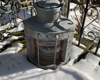 VINTAGE SHIP LANTERN