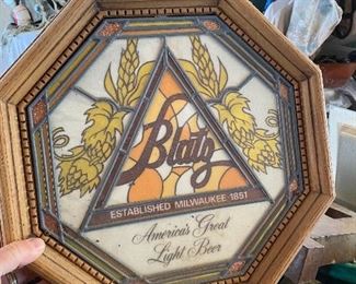 BLATZ BEER SIGN
