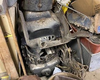 Cast iron parlor stove