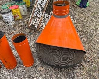 Mid century modern fireplace