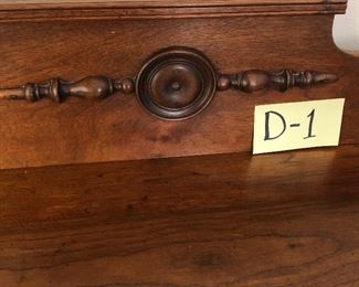 D-1, Beautiful antique cabinet, 40” tall,  33” wide, 18” deep, $142.00