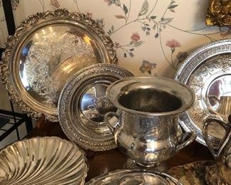 Beautiful Silver-Plate Serving Pieces