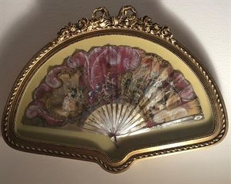Framed Antique Fan