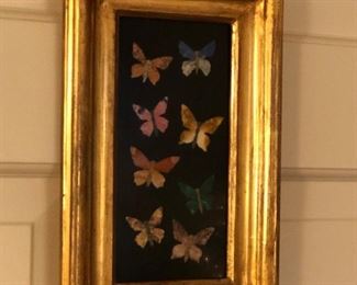 Pietra Dura, Butterfly Inlay Art, From Italy