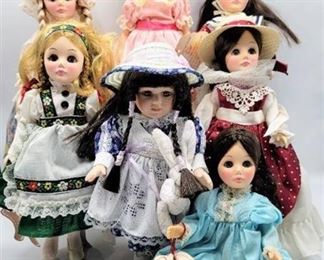 (7) Vintage Effanbee Dolls - GiGi, Gretel + more