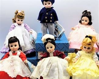 Madame Alexander Complete Set of 6 - Little Women Dolls - (3) with original boxes