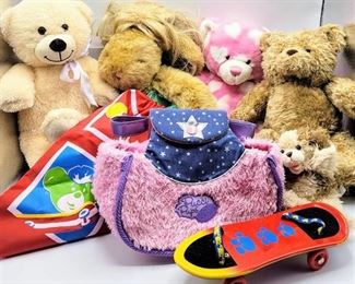 Large Build A Bear Workshop Lot - Characters plus accessories