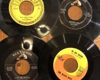 Vintage 45 rpm records