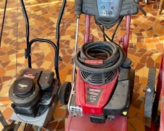 Craftsman pressure washer, edger, portable air compressor