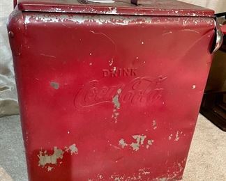 Old Coca Cola cooler