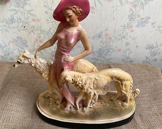 Rare chalkware large statue