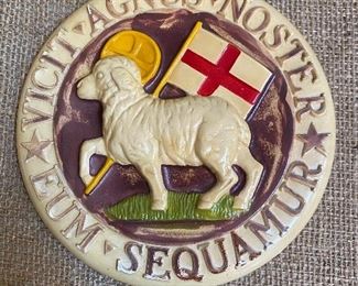Chalkware plaque