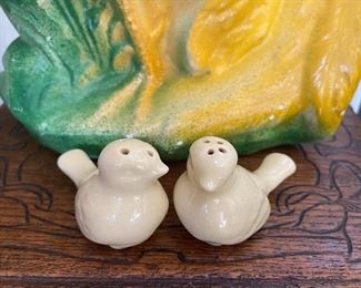 California pottery salt & pepper