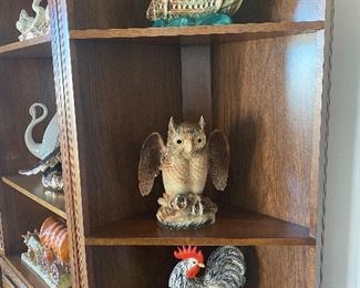 Collection of California ceramic figural table lamps