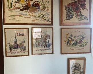 Embroidered pictures