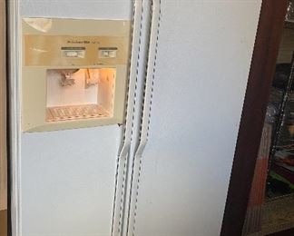 KitchenAid side by side refrigerator