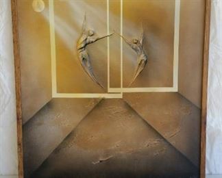 Ivarism relief painting