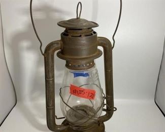 antique oil lantern
